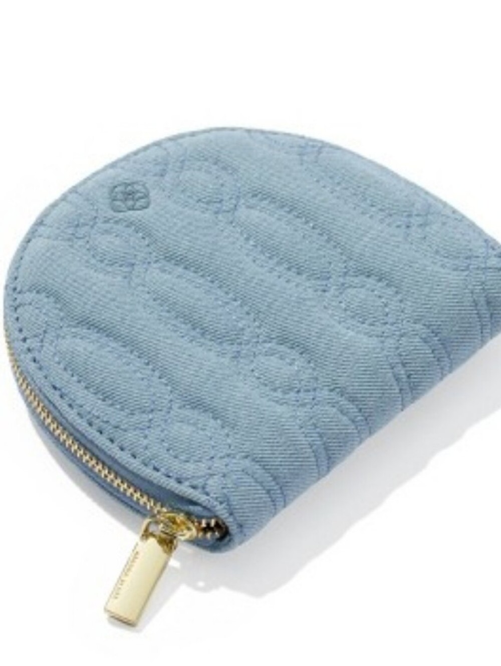 Kendra Scott Denim Travel Zip Pouch